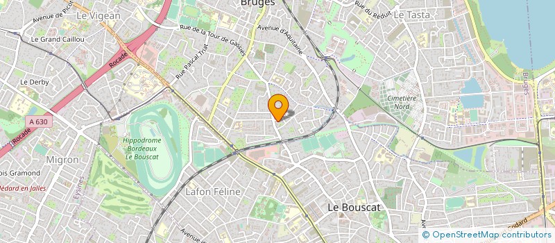 localisation de l'entreprise MADAME ANNE-LAURE RIVAIN  BRUGES