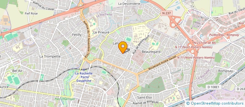 localisation de l'entreprise MADAME ANNE-LAURE ROGEON  LA ROCHELLE