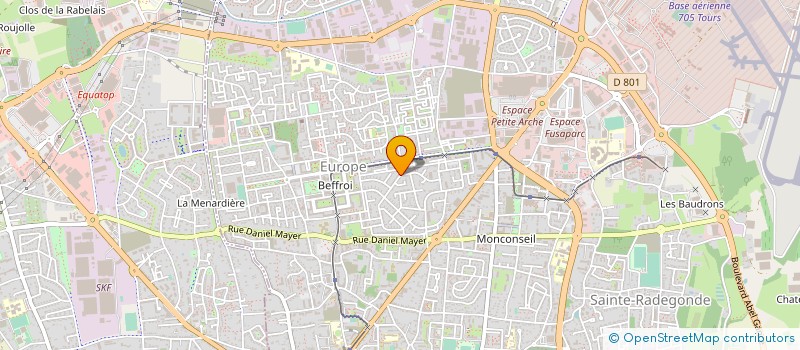 localisation de l'entreprise MADAME ANNE-LAURE ROJO  TOURS