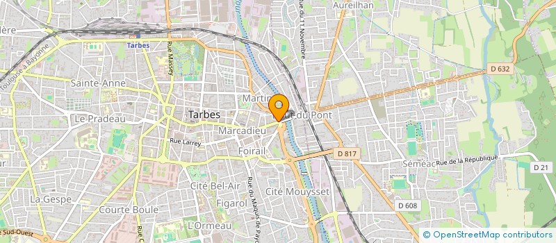 localisation de l'entreprise MADAME ANNE-LAURE RONDEL  TARBES