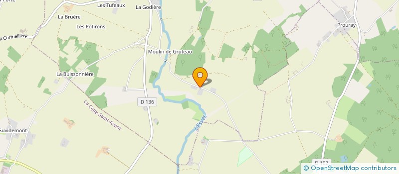 localisation de l'entreprise MADAME ANNE-LAURE ROULLET  MARCE-SUR-ESVES