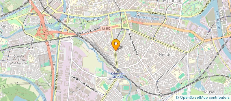 localisation de l'entreprise MADAME ANNE-LAURE ROUMILHAC à STRASBOURG