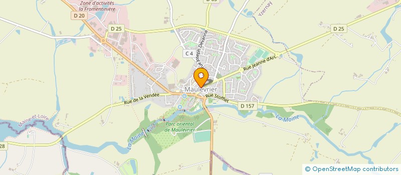 localisation de l'entreprise MADAME ANNE-LAURE ROUSSEAU  MAULEVRIER