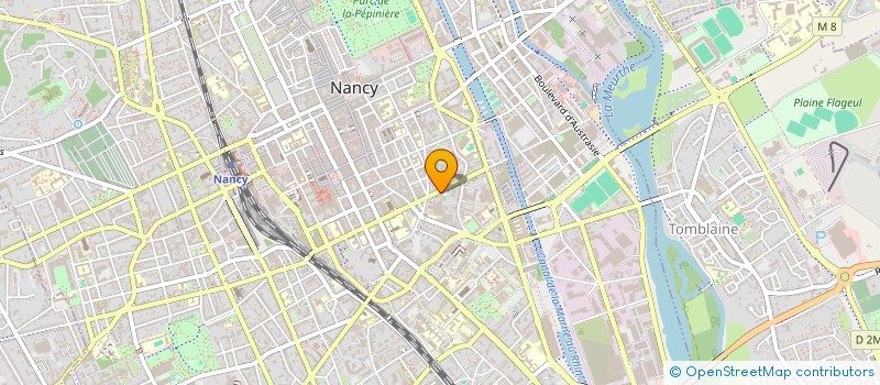 localisation de l'entreprise MADAME ANNE-LAURE ROUSSEAU  NANCY