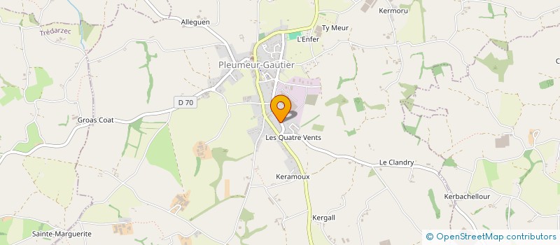 localisation de l'entreprise MADAME ANNE-LAURE ROUZES  PLEUMEUR-GAUTIER