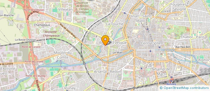 localisation de l'entreprise MADAME ANNE LAURE ROY  RENNES