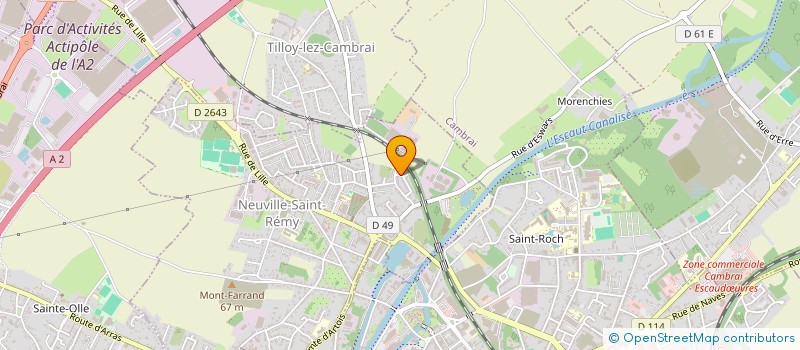 localisation de l'entreprise MADAME ANNE-LAURE RUEL  NEUVILLE-SAINT-REMY