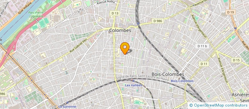 localisation de l'entreprise MADAME ANNE-LAURE SERBRUYNS à COLOMBES