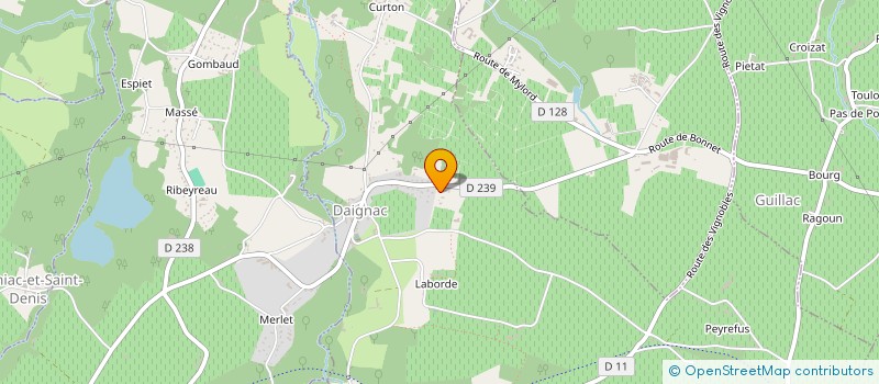 localisation de l'entreprise MADAME ANNE-LAURE SPINAZZE à DAIGNAC
