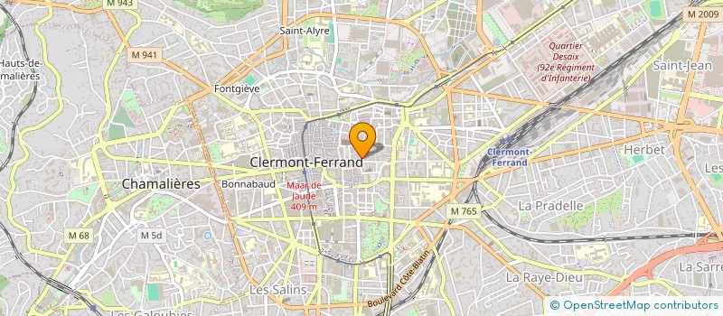 localisation de l'entreprise MADAME ANNE LAURE TEISSEDRE à CLERMONT-FERRAND