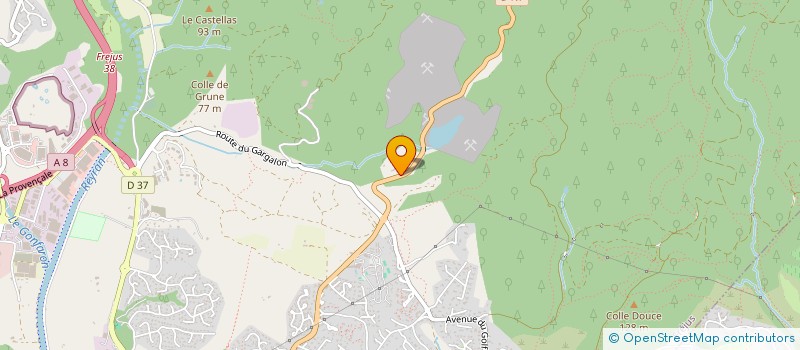 localisation de l'entreprise MADAME ANNE LAURE TESSIER à FREJUS