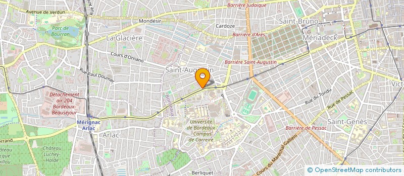 localisation de l'entreprise MADAME ANNE LAURE THOUMY  BORDEAUX