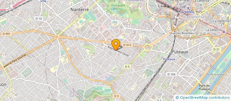 localisation de l'entreprise MADAME ANNE-LAURE URCUN à NANTERRE