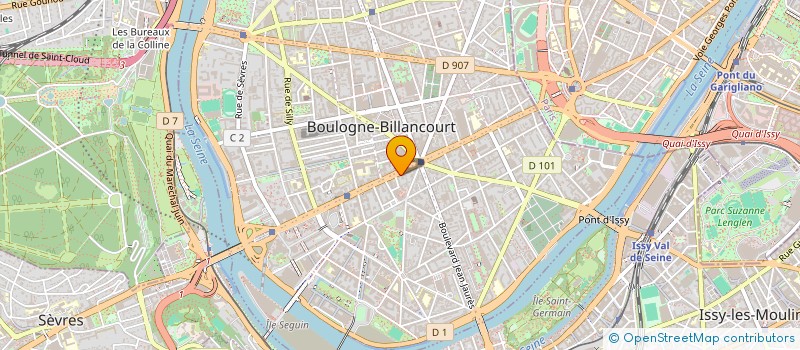 localisation de l'entreprise MADAME ANNE-LAURE VARANGO à BOULOGNE-BILLANCOURT