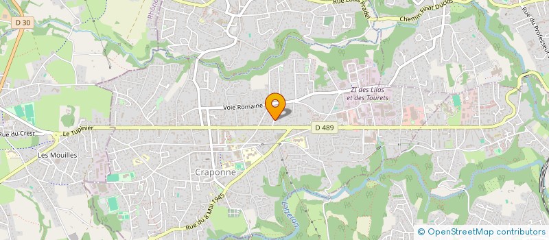 localisation de l'entreprise MADAME ANNE-LAURE VERICEL  CRAPONNE