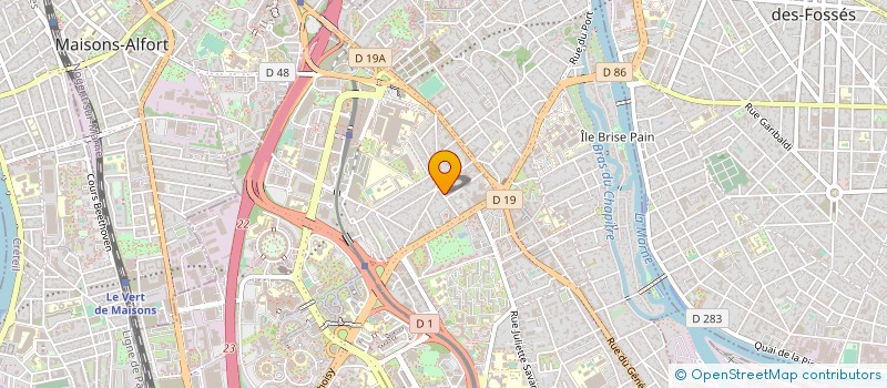 localisation de l'entreprise MADAME ANNE-LAURE VICAIGNE  CRETEIL