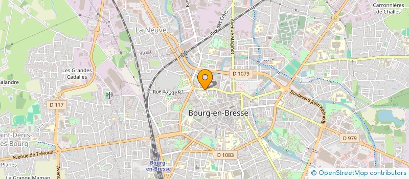 localisation de l'entreprise MADAME ANNE LAURE VIEUX à BOURG-EN-BRESSE