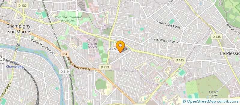 localisation de l'entreprise MADAME ANNE-LAURE WALIBADA à CHAMPIGNY-SUR-MARNE