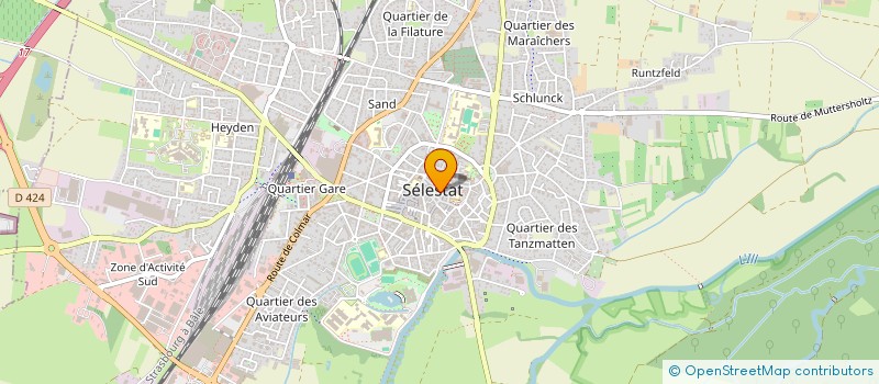 localisation de l'entreprise MADAME ANNE-LAURE WENGORZEWSKI à SELESTAT