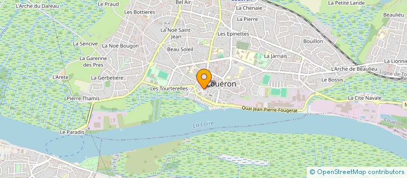 localisation de l'entreprise MADAME ANNE LAURE YAOUANC à COUERON
