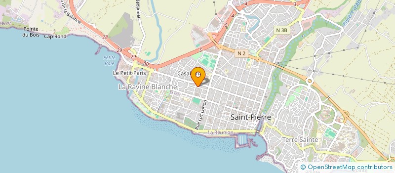 localisation de l'entreprise MADAME ANNE-LAURE YENG-SENG à SAINT-PIERRE