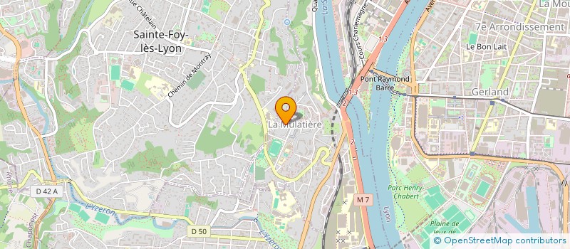 localisation de l'entreprise MADAME ANNE LAURENCE CHAMBRIARD  LA MULATIERE