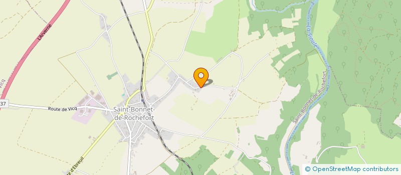 localisation de l'entreprise MADAME ANNE-LAURENCE MARCACCI  SAINT-BONNET-DE-ROCHEFORT