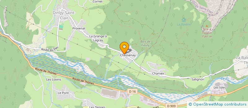 localisation de l'entreprise MADAME ANNE LAURENCE MAZENQ  DINGY-SAINT-CLAIR