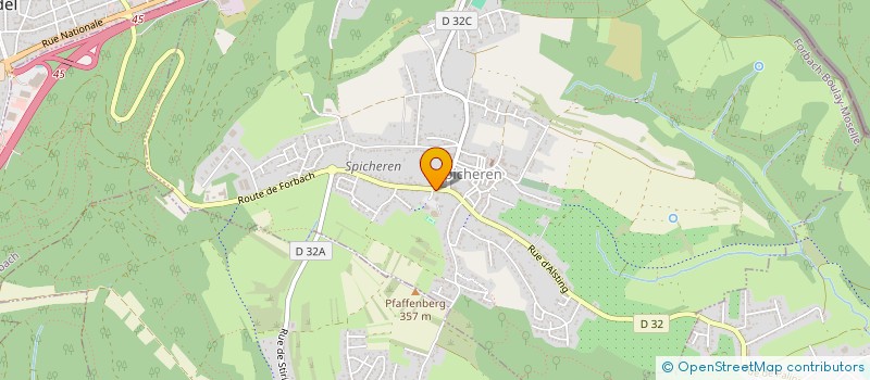 localisation de l'entreprise MADAME ANNE LAURENCE ZIMMER  SPICHEREN