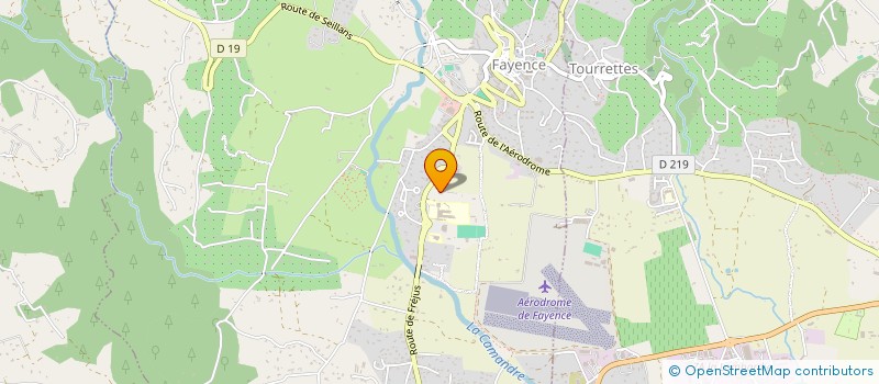 localisation de l'entreprise MADAME ANNE LAURENT à FAYENCE