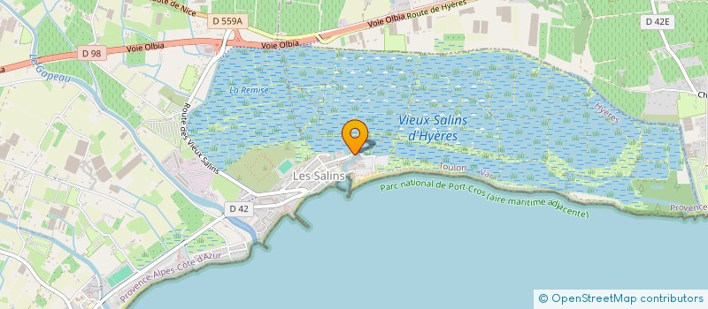 localisation de l'entreprise MADAME ANNE LAURENT à HYERES