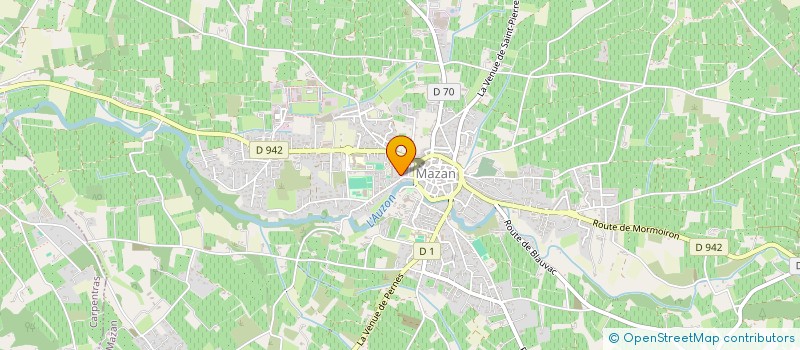 localisation de l'entreprise MADAME ANNE LAURIOL  MAZAN