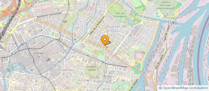 localisation de l'entreprise MADAME ANNE LAVAL à STRASBOURG