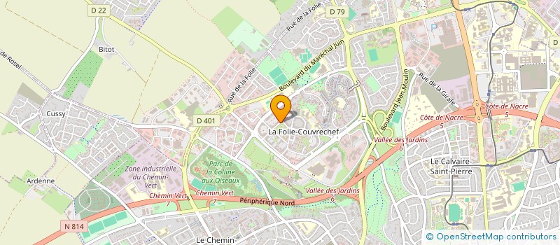 localisation de l'entreprise MADAME ANNE LAVALLEY à CAEN