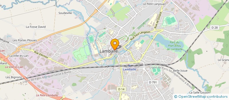 localisation de l'entreprise MADAME ANNE LAVEIX à LAMBALLE-ARMOR