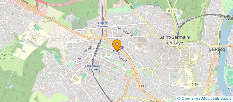 localisation de l'entreprise MADAME ANNE LAWSON  SAINT-GERMAIN-EN-LAYE