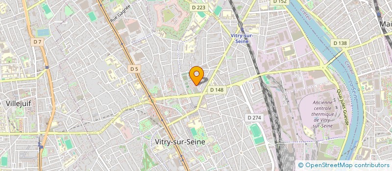localisation de l'entreprise MADAME ANNE LAZZARI à VITRY-SUR-SEINE