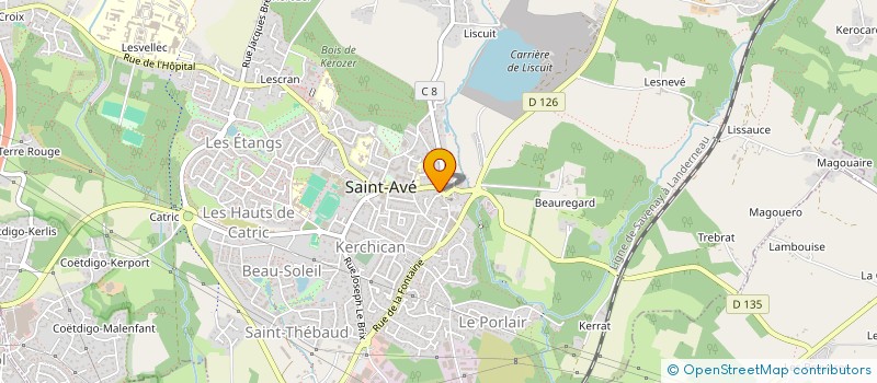 localisation de l'entreprise MADAME ANNE LE BAGOUSSE  SAINT-AVE