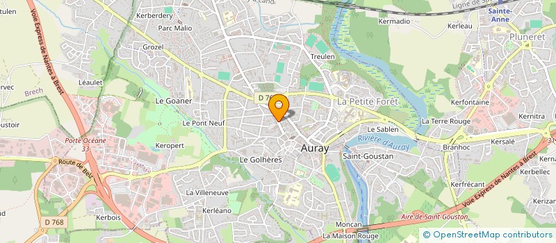 localisation de l'entreprise MADAME ANNE LE BIDEAU à AURAY