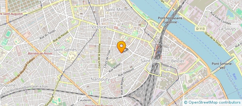 localisation de l'entreprise MADAME ANNE LE BOEUF à BORDEAUX