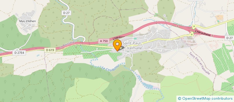 localisation de l'entreprise MADAME ANNE LE BORGN  SAINT-PAUL-ET-VALMALLE