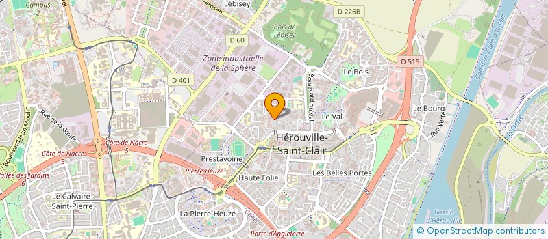 localisation de l'entreprise MADAME ANNE LE BORGNE à HEROUVILLE-SAINT-CLAIR