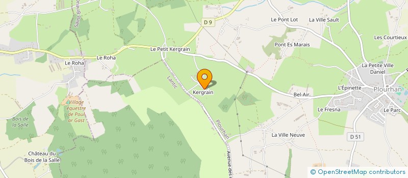 localisation de l'entreprise MADAME ANNE LE BOT  PLOURHAN