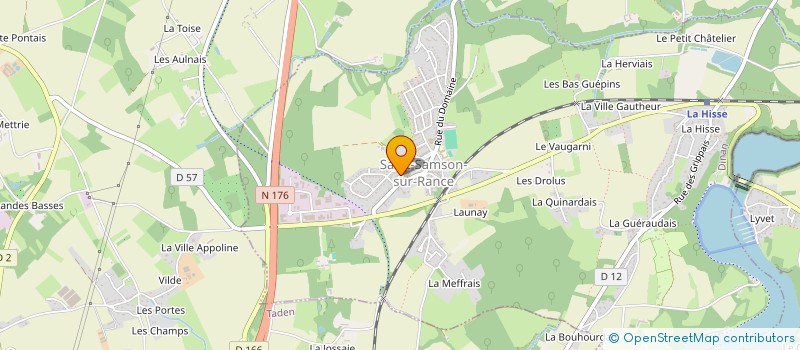 localisation de l'entreprise MADAME ANNE LE BOULAIRE  SAINT-SAMSON-SUR-RANCE