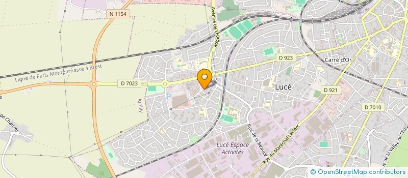 localisation de l'entreprise MADAME ANNE LE BRIS à LUCE
