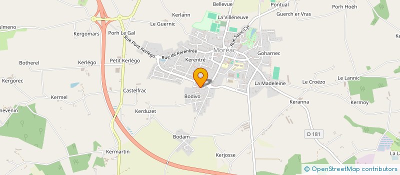 localisation de l'entreprise MADAME ANNE LE CAM à MOREAC