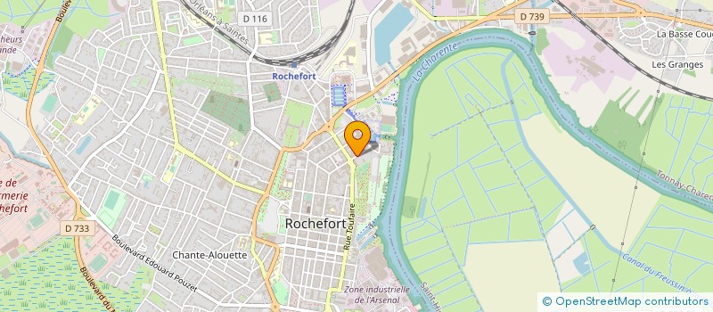 localisation de l'entreprise MADAME ANNE LE COADOU  ROCHEFORT