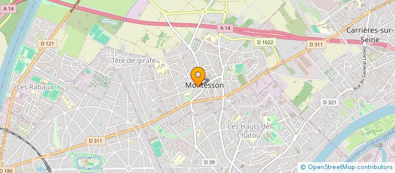 localisation de l'entreprise MADAME ANNE LE CORFEC  MONTESSON