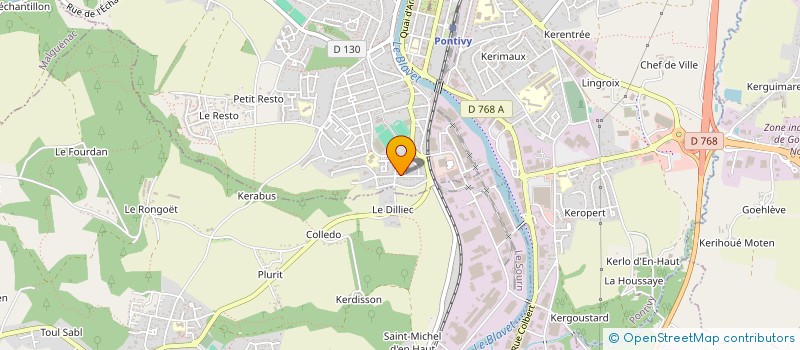 localisation de l'entreprise MADAME ANNE LE COROLLER à KERGRIST