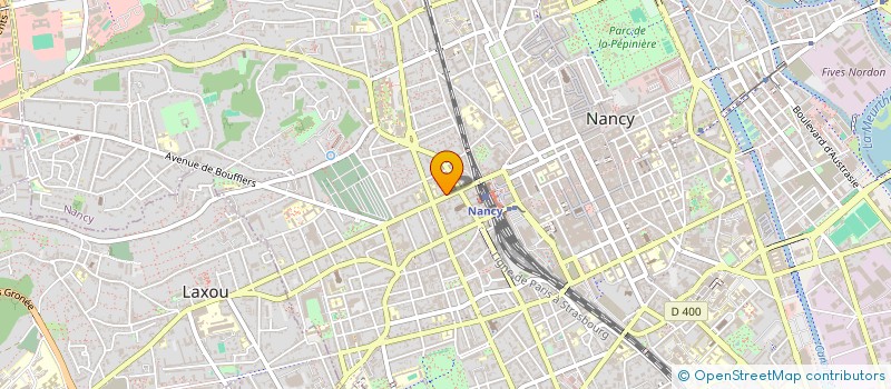 localisation de l'entreprise MADAME ANNE LE CORVOISIER  NANCY